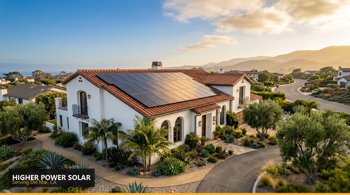 Higher Power Solar installation — Higher Power Solar – Del Mar
