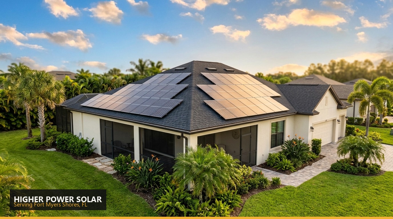 Higher Power Solar installation — Higher Power Solar & Roofing | Fort Myers Shores