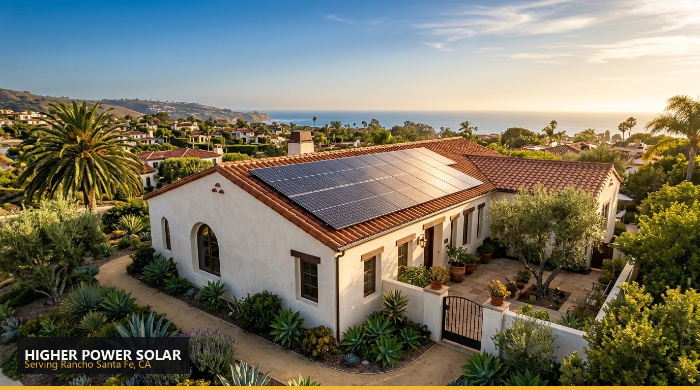 Higher Power Solar installation — Higher Power Solar – Rancho Santa Fe