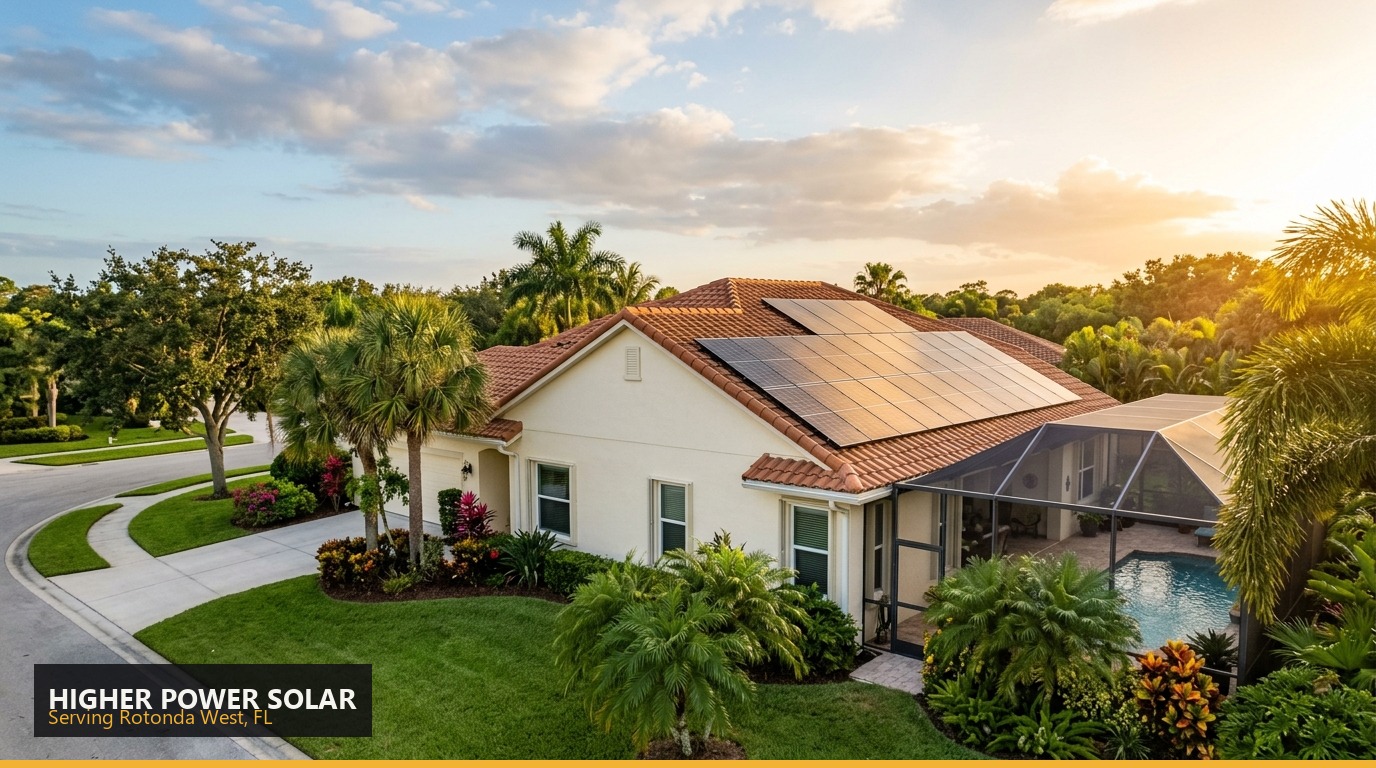 Higher Power Solar installation — Higher Power Solar – Rotonda West