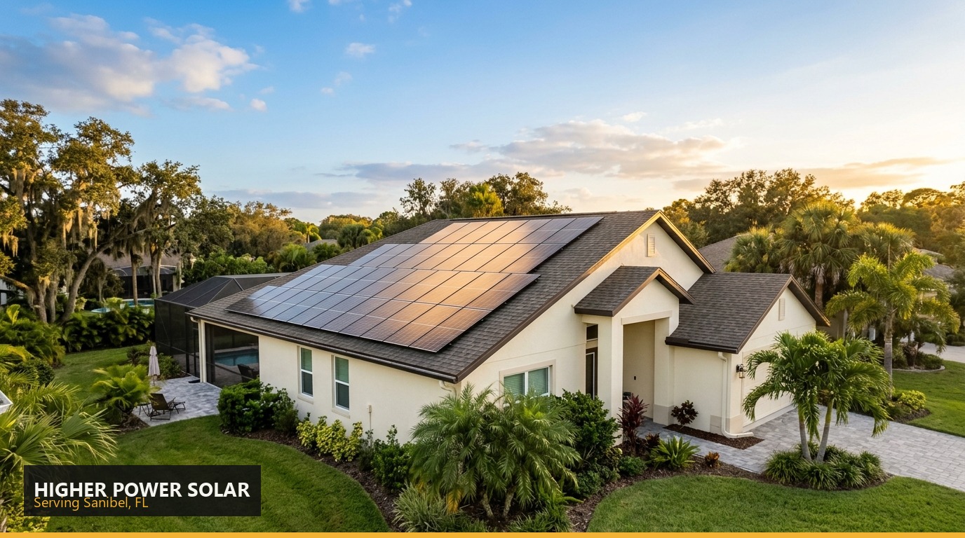 Higher Power Solar installation — Higher Power Solar & Roofing | Sanibel