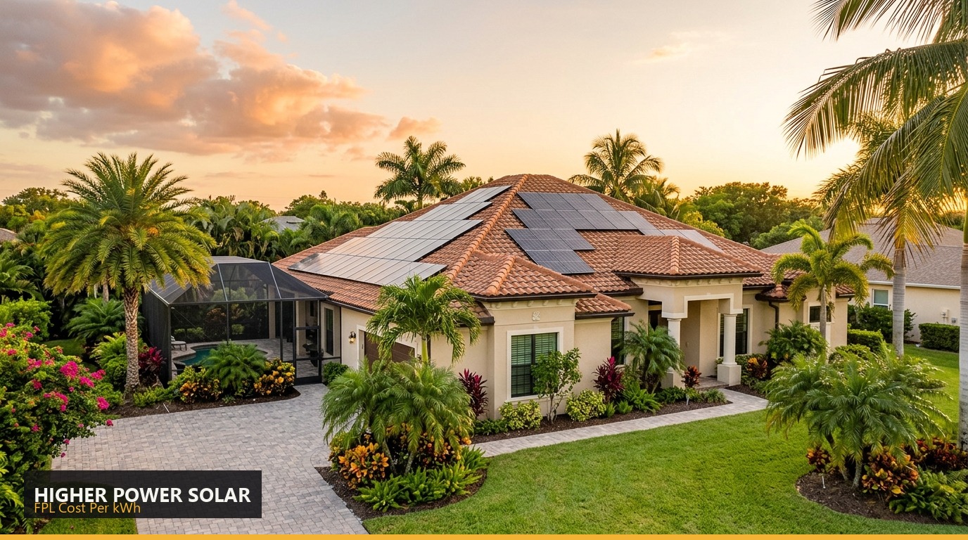 Higher Power Solar — Fpl Cost Per Kwh