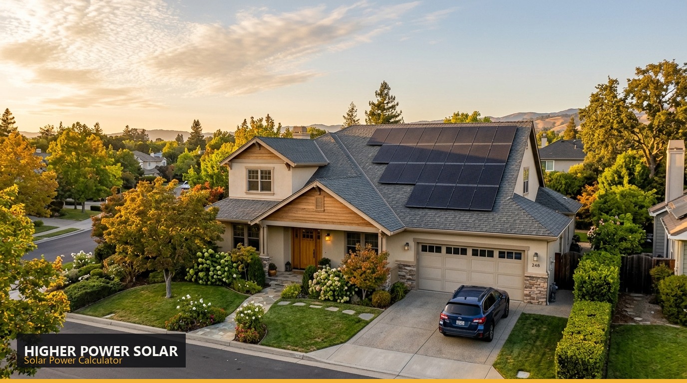 Higher Power Solar — Solar Power Calculator