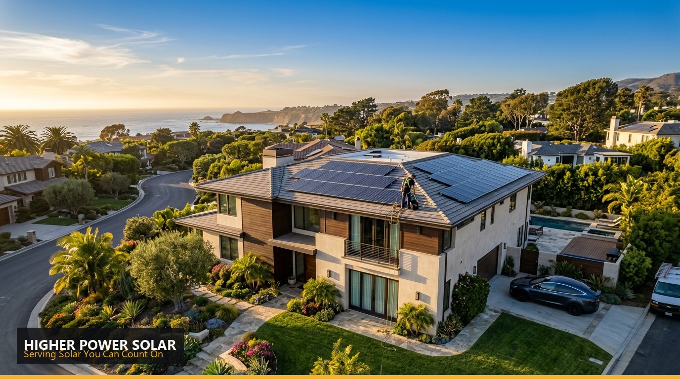 Rooftop solar system service - Higher Power Solar, a SunPower alternative